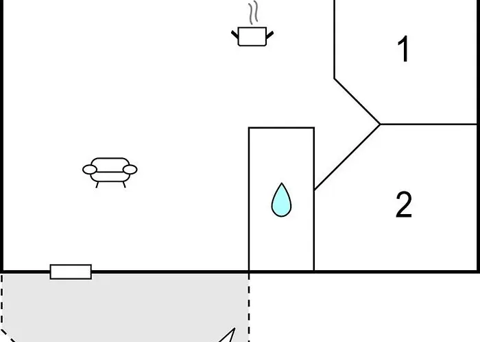 Дом отдыха Beautiful In With Kitchen